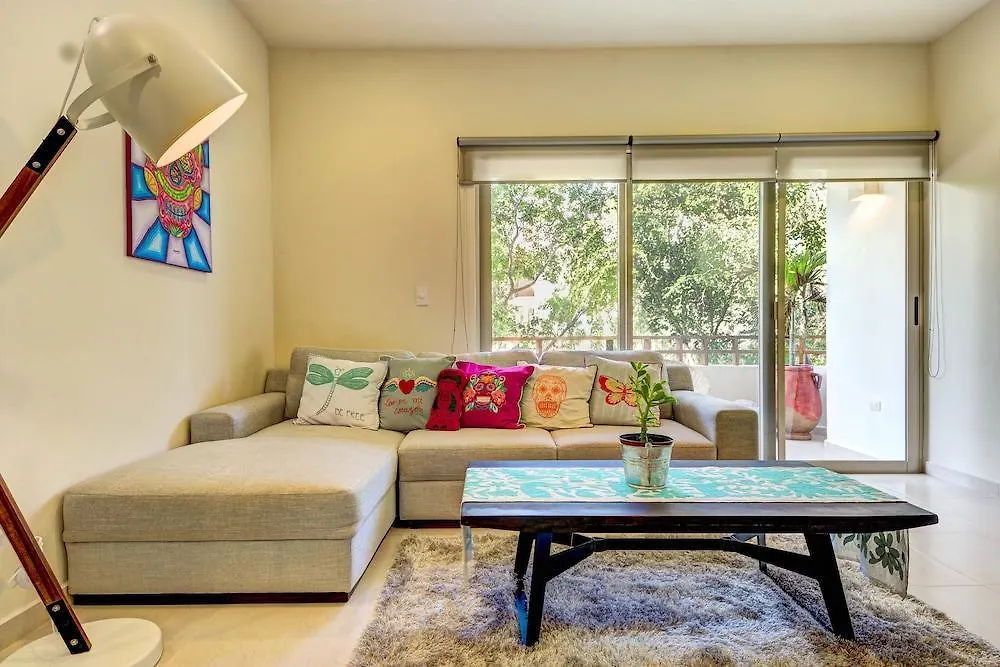 Peggy 2 Bdrm Apt Sleeps 4 Balcony Tulum